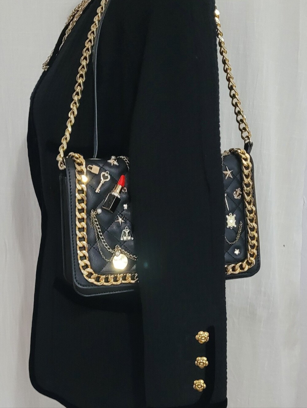 Quilted CHANEL style bag / ALDO - Picture 6 of 8